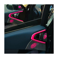 Coques d'enceintes à lumière ambiante Or/Argent, 8 pièces, pour BMW Nouvelle X3 G45, accessoires de garniture intérieure de voiture