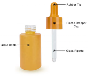 Flacon compte-gouttes cosmétique givré de haute qualité OEM personnalisé de 30 ml pour sérum - Product Image 2