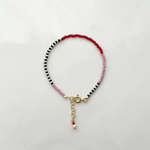 Bracelet délicat en perles Miyuki japonaises, chaîne extensible en acier inoxydable de haute qualité, cadeau de Noël unisexe, bijoux d'hiver - Product Image 6