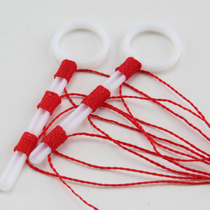 Aohu - Juego de Dos Tubos de Algodón para Pesca en Roca, Color Rojo - Product Image 2