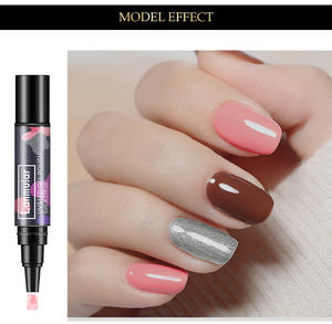 Pena Pemoles kuku satu langkah 3 dalam 1, Pemoles kuku anggur rendam grosir fototerapi lem Pemoles kuku pena Gel <span class=keywords><strong>UV</strong></span> - Product Image 4