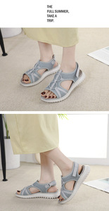 Sandales d'été confortables à plateforme pour femmes, sandales orthopédiques à soutien de la voûte plantaire réglable pour pieds plats - Product Image 3