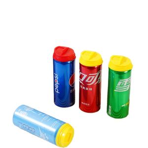 New Food Grade Plastic Soda <b>Can</b> <b>Lid</b> Reusable Sealing Cover with Straw for Beer Cola Pop <b>Cans</b> Drink Accessory Fresh-Keeping - Product Image 2