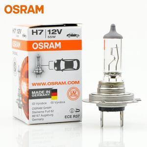 หลอดไฟรถยนต์ <span class=keywords><strong>OSRAM</strong></span> H7 <span class=keywords><strong>64210</strong></span> 55W-100W ไฟสูง/ต่ำ 12V สำหรับรถยนต์ Lavida Sagitar Bora Polo ไฟหน้า - Product Image 1
