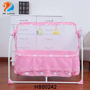 Có Thể Gập Lại Sơ Sinh <span class=keywords><strong>R</strong></span>/C Bé Rocker Tự Động Babycrib Trẻ Sơ Sinh Bé Cái Nôi Đu Giường Với USB - Product Image 5