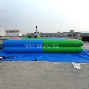 Piscina inflável multicolorida de camada dupla, piscina inflável para venda