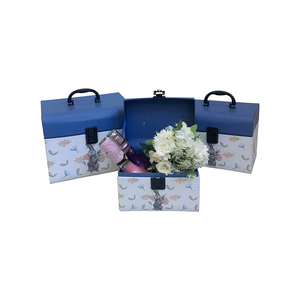 2024 Día de San Valentín logotipo personalizado lindo conejito maleta cuadrado flor Cajas de Regalo para <span class=keywords><strong>arreglos</strong></span> de ramo - Product Image 4