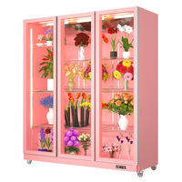 Vitrine Réfrigérée Florale Monotempérature pour l'Exposition de Fleurs Élégante Machine de Refroidissement pour Fleurs