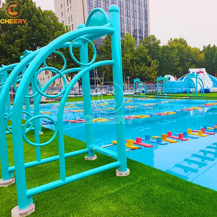 Летний водный парк развлечений оборудование для бассейна портативная водная полоса препятствий для детей и взрослых