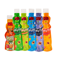 Sachets de jus personnalisés de 150 ml en forme de bouteille, sachets en plastique thermoscellables pour boissons liquides, sachets d'emballage anti-humidité
