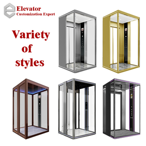 Ascensor de Vidrio de Nueva Llegada, Opciones de Color Personalizables, Ascensores que Funcionan de Forma Fluida, Ascensor <span class=keywords><strong>Residencial</strong></span> para el Hogar - Product Image 2