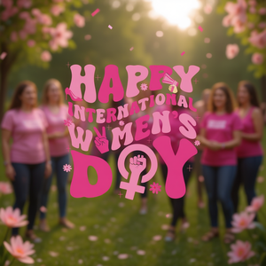 T-shirt per la festa internazionale della donna, per donna, 100% cotone, stampa casual, girocollo, vestibilità regolare, per tutte le stagioni - Product Image 2