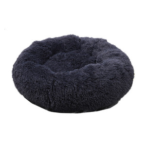 Cama Redonda Acolchada para Gatos y Perros, Cálida y Cómoda para Invierno y Otoño, Material de Polialgodón para Mascotas - Product Image 5