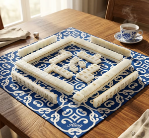 Tapis <span class=keywords><strong>de</strong></span> jeu <span class=keywords><strong>de</strong></span> mahjong automatique <span class=keywords><strong>de</strong></span> luxe, nappe <span class=keywords><strong>de</strong></span> <span class=keywords><strong>table</strong></span> <span class=keywords><strong>en</strong></span> caoutchouc naturel antidérapante, imperméable, réduction du bruit, <span class=keywords><strong>table</strong></span> <span class=keywords><strong>de</strong></span> jeu grande taille - Product Image 5