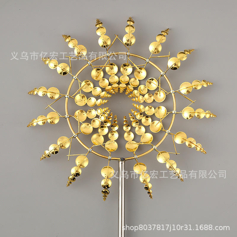 Golden windmill