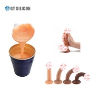 Caoutchouc de silicone liquide d'usine de Dongguan pour faire des moules de vagin/gode
