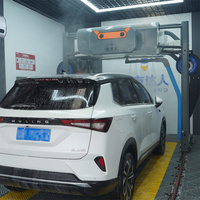 Lavado de Autos Automático de Brazo Único Eléctrico Risense, de Alta Presión, Sostenible, para Negocios de Cuidado Automotriz, Bajo Consumo de Energía, Sin Contacto