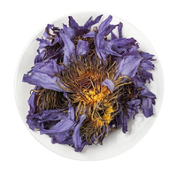 Fabricant – Vente en gros de fleurs de lotus bleues séchées 100 % de qualité alimentaire, extrait végétal par extraction par solvant, conditionnement en fût