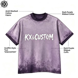 Nueva Camiseta Vintage Oversize de Moda Urbana, 100% Algodón, Cómoda, Estilo Urbano, Camiseta Vintage de Alta Calidad - Product Image 3