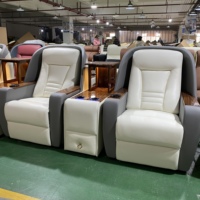 Luxuriöser Theatersessel Einzelsitz mit Mittelablagefach Heimkino-Möbel Elektrischer Relaxsessel Autositz Heimkino-Sofa