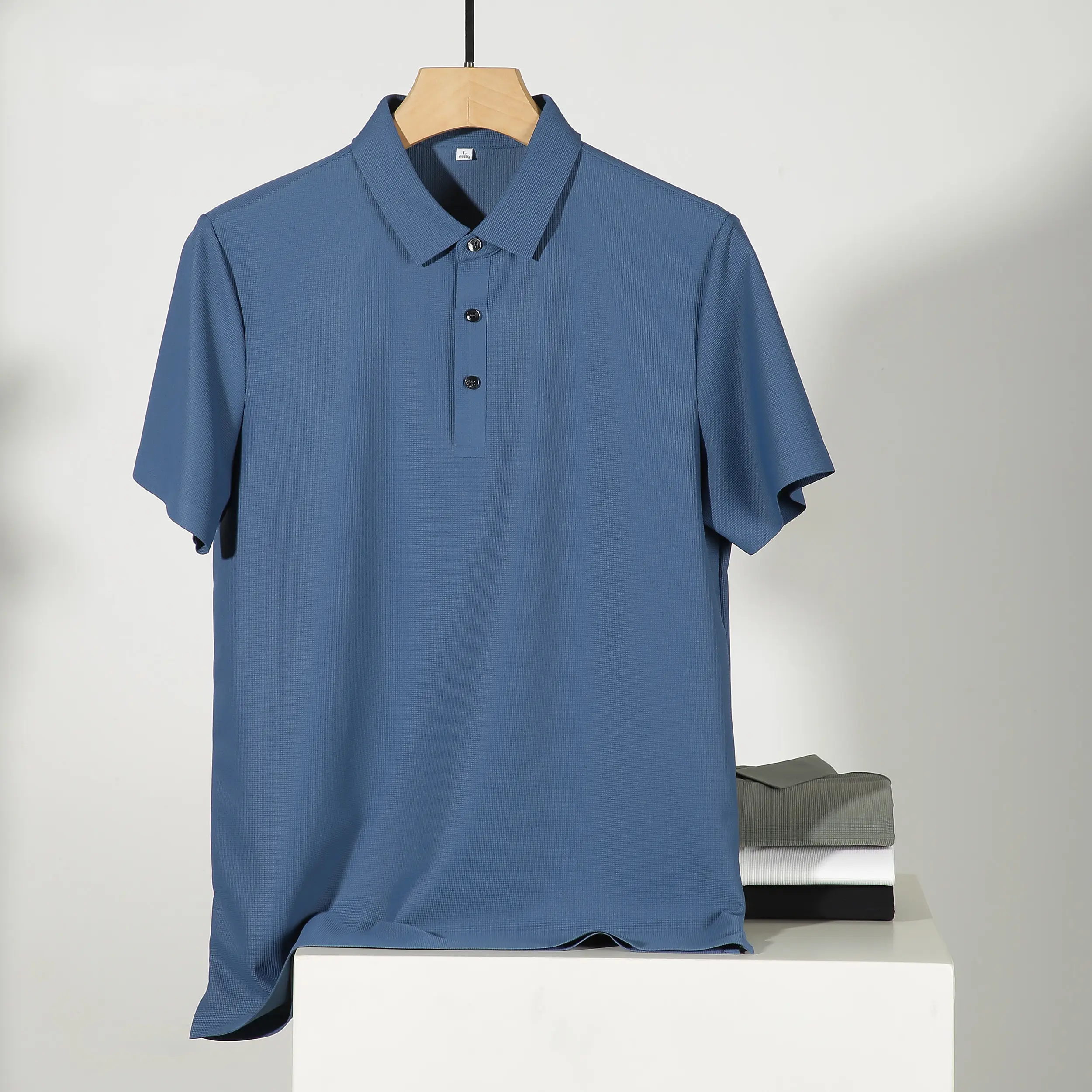 Polos de manga corta de verano para hombre, camisetas con estampado de logotipo, polos de algodón informales para hombre, ropa para hombre, Top de etiqueta privada