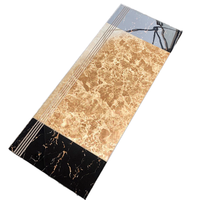 Marchepieds d'escalier Carreaux d'extérieur 1.12m Antidérapant Entièrement Céramique Marbre Résistant à l'acide Carreaux de sol vitrifiés Lumière douce Vente en gros