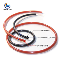 Joint d'étanchéité en silicone Atlas O-ring résistant aux produits chimiques, encapsulé en PTFE, FKM haute température, revêtu de FEP pour vannes de traitement chimique
