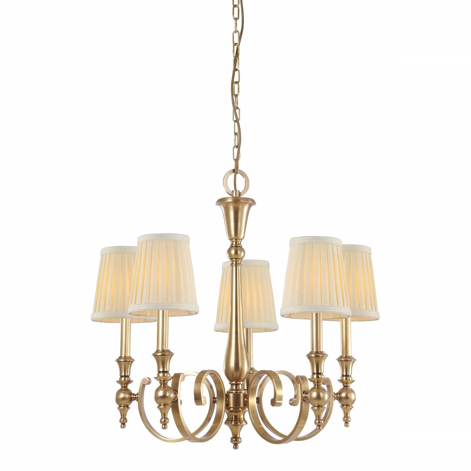 Brass+White / 5 Heads:D 60 x H 63cm