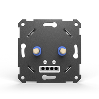 EU — interrupteur rotatif et à bouton poussoir 220v, gradateur de lumières Led, 2 gangs, boîte en Carton, 3 ans,