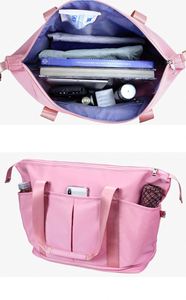 New Women'S Tote Bags Shoe Gym <b>Trolley</b> Waterproof Dry Duffel Bag Recycle Carry on Custom Foldable Garment Duffel Bag for Travel - Product Image 5