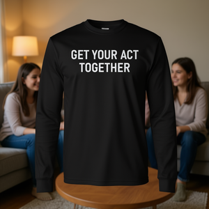 T-shirt à manches longues unisexe à col rond pour adultes, idéal pour les réunions de famille et les fêtes - Product Image 2