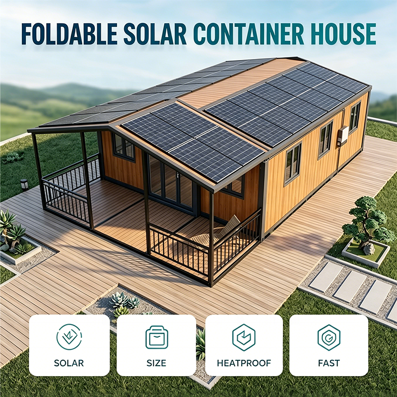 Solar Double Wing Expandable House Saudi Arabia High Insulation Prefab Villa Folding Container Home · image 1