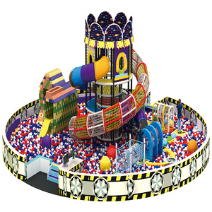 New Design Plastic Ball Pit <b>Slide</b> Combo Soft Play Commercial <b>Indoor</b> Playground - Product Image 6
