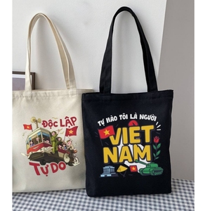 Bulk Supply for Supermarkets Eco Friendly <b>Canvas</b> Shopping Bag Reusable Cotton Tote Bag with Custom Printing - Product Image 1