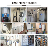 Onduleur tout-en-un et batteries au lithium 48V 5Kva 10Kva 10Kw 15Kw Onduleur solaire hybride avec batterie Lifepo4 intégrée pour la maison