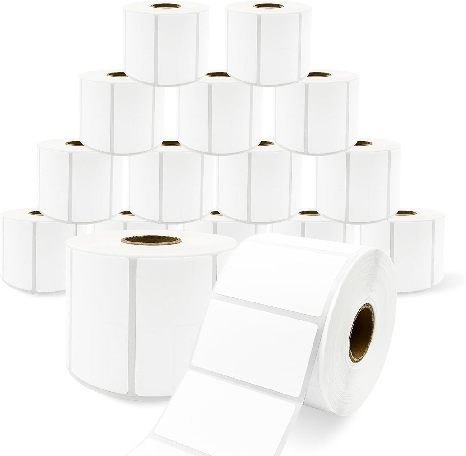 Wholesale Promotion Direct Waterproof Adhesive Thermal Roll Labels Supermarket Paper Packaging Stickers PP/PVC/PET Oil Alcohol