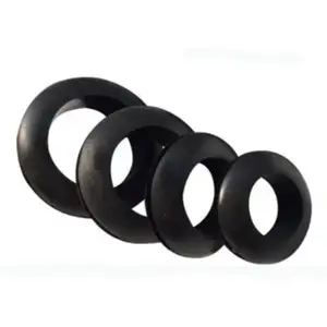 Double-sided silicone protection coil PVC over coil Round wire protection ring Enclosure outlet protection ring