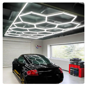 Temperatura personalizada 3000K ~ 6500K Hexagonal Garage Honeycomb Nightclub Techo Led Luz Coche Detalle Estudio Luces DE TRABAJO - Product Image 1