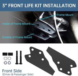 Kit de levage UTV Ranger <span class=keywords><strong>3</strong></span> pouces, support avant/arrière, compatible avec <span class=keywords><strong>Polaris</strong></span> Ranger 570/XP 570/900/XP 1000/1000 Diesel 2013-2022 - Product Image 6