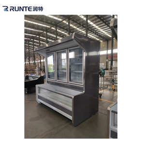 <span class=keywords><strong>Congélateur</strong></span> commercial <span class=keywords><strong>combiné</strong></span> <span class=keywords><strong>en</strong></span> îlot, vitrine à portes vitrées supérieures et inférieures, <span class=keywords><strong>congélateur</strong></span> coffre à double température pour supermarché - Product Image 5