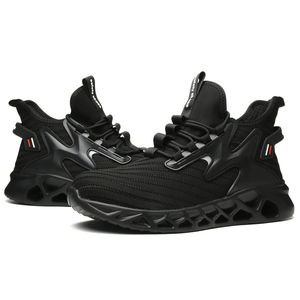 Zapatos de seguridad para el trabajo para hombre, zapatillas ligeras y transpirables con puntera de acero, zapatillas de seguridad antiaplastamiento y antipinchazos - Product Image 6