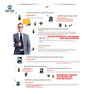 SKZ1050 4 em 1 EX <span class=keywords><strong>O2</strong></span> <span class=keywords><strong>H2S</strong></span> <span class=keywords><strong>CO</strong></span> Convencional <span class=keywords><strong>Gas</strong></span> Tester Analisador de Gás Portátil - Product Image 4