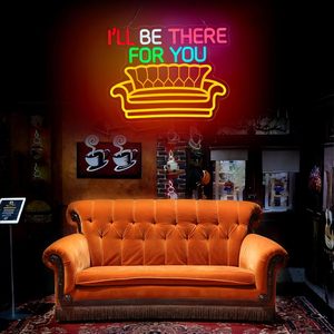 Letrero de Neón de la Serie de TV I'll Be There for You, Letreros de Neón, Luces LED para Sofá, Regalos para Amigos, Decoración de Pared - Product Image 4