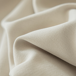 ZSTARR High-end Faux-Chenille Blackout Pinch Pleated <strong>Curtain</strong> Custom Modern Cream Style Living Room Floating <strong>Window</strong> - Product Image 3