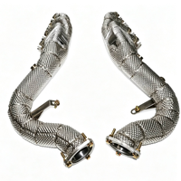 Kit de pièces de système de tuning automobile de course, collecteur d'échappement SS304 pour Audi S5 V8 4.2 (2008-2013), vente en gros d'usine