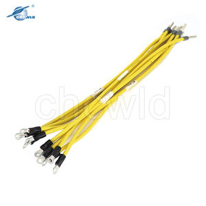 Faisceau de fils isolé jaune personnalisé pour bornes d'extrémité de cordon - Product Image 1