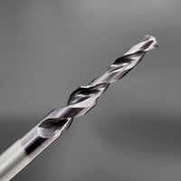 Foret à pas à col long en carbure monobloc non standard pour l'usinage CNC de l'acier et de l'acier inoxydable avec pointe