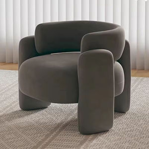 <span class=keywords><strong>Fauteuil</strong></span> simple de salon blanc, <span class=keywords><strong>confortable</strong></span> et rembourré, pour la vente en gros à prix abordable - Product Image 4