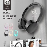 Nouveau casque sport sans fil C-1001 pour 5.0/5.3, circum-auriculaire, avec annulation active du bruit, longue autonomie et son de haute qualité