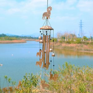 Poodle Wind Chimes Outdoor <b>Gifts</b> for Women/Men/Mom/Wife/Grandma Birthday <b>Gifts</b> <b>Memorial</b> <b>Gift</b> Metal WindChime - Product Image 2
